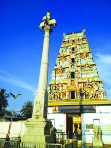 Chikka Tirupathi. Main Entrance of the temple.