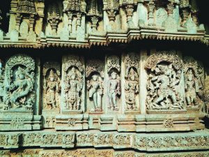 Sculpted Idols from Hindu Mythology.